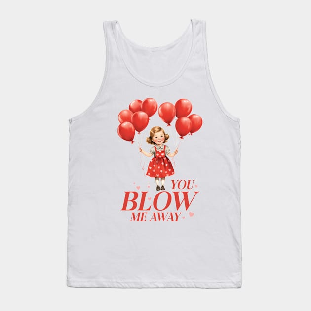 Valentines day gift for her cute Tank Top by Positively Petal Perfect 